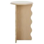 Natural Wood Dollie Accent Table