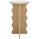 Natural Wood Dollie Accent Table