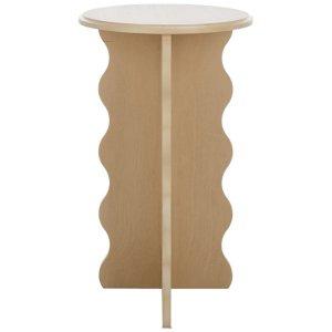 Natural Wood Dollie Accent Table