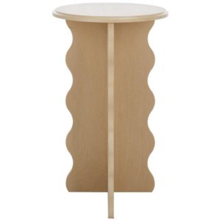 Natural Wood Dollie Accent Table
