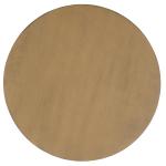 Brown Round Wood Lenora Accent Table