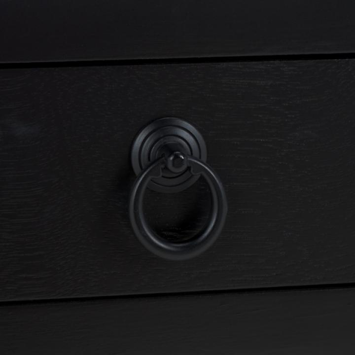 Black Lelia Cottage Accent Table