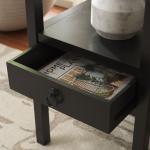 Black Lelia Cottage Accent Table