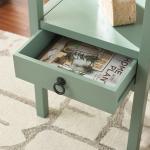 Green Lelia Cottage Accent Table
