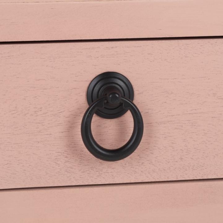 Pink Lelia Cottage Accent Table