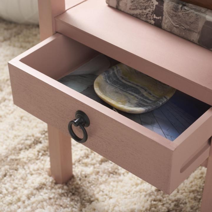 Pink Lelia Cottage Accent Table