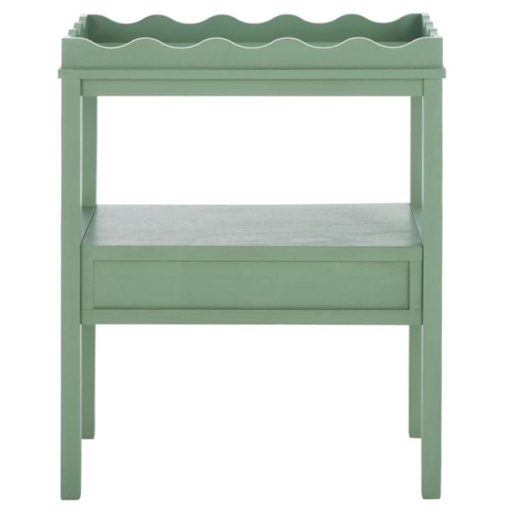 Green Lelia Cottage Rectangular Accent Table
