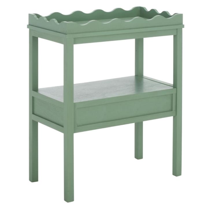 Green Lelia Cottage Rectangular Accent Table