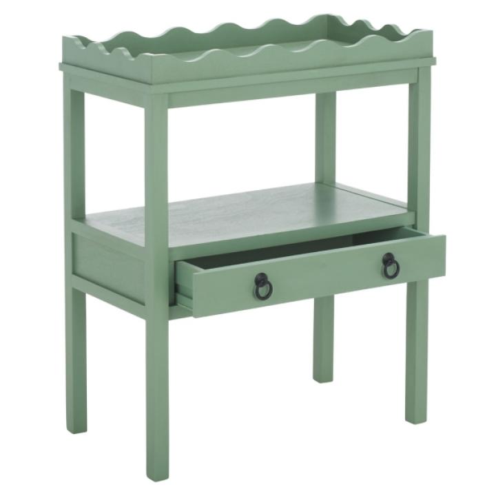 Green Lelia Cottage Rectangular Accent Table