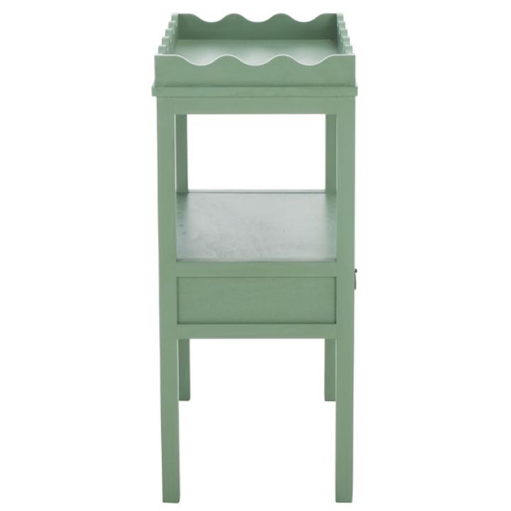 Green Lelia Cottage Rectangular Accent Table