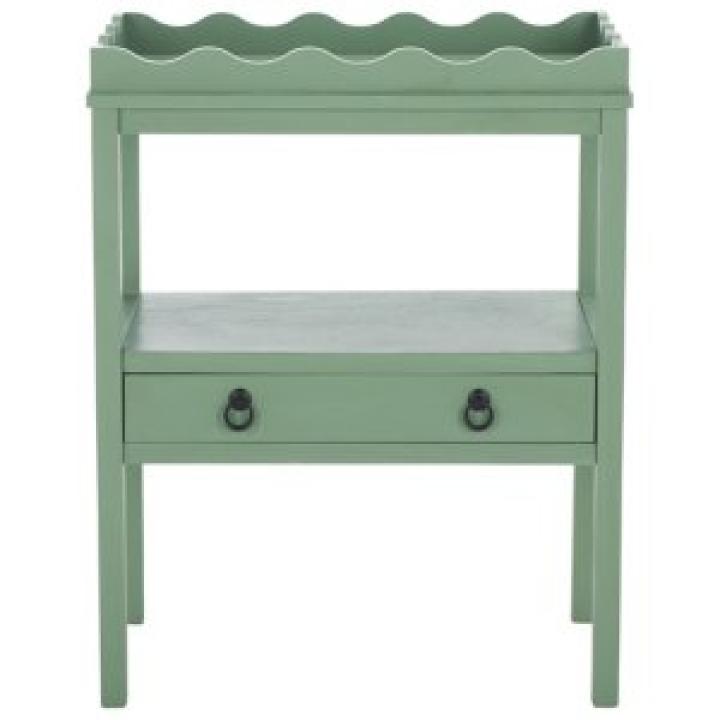 Green Lelia Cottage Rectangular Accent Table