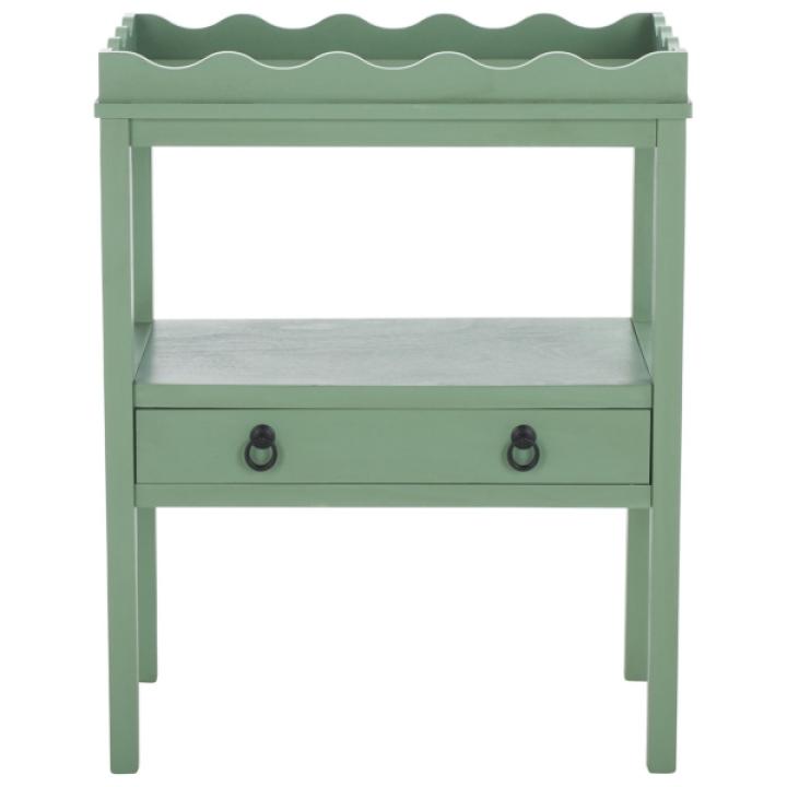 Green Lelia Cottage Rectangular Accent Table