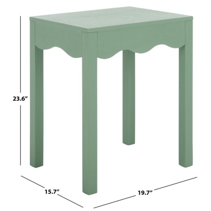 Green Nelle Cottage Accent Table