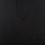 Black Scalloped Cottage Kalina Accent Table