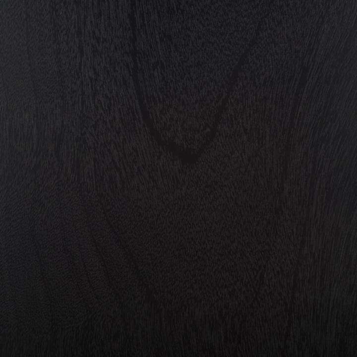 Black Scalloped Cottage Kalina Accent Table