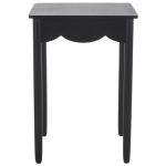 Black Scalloped Cottage Kalina Accent Table
