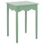 Green Scalloped Cottage Kalina Accent Table