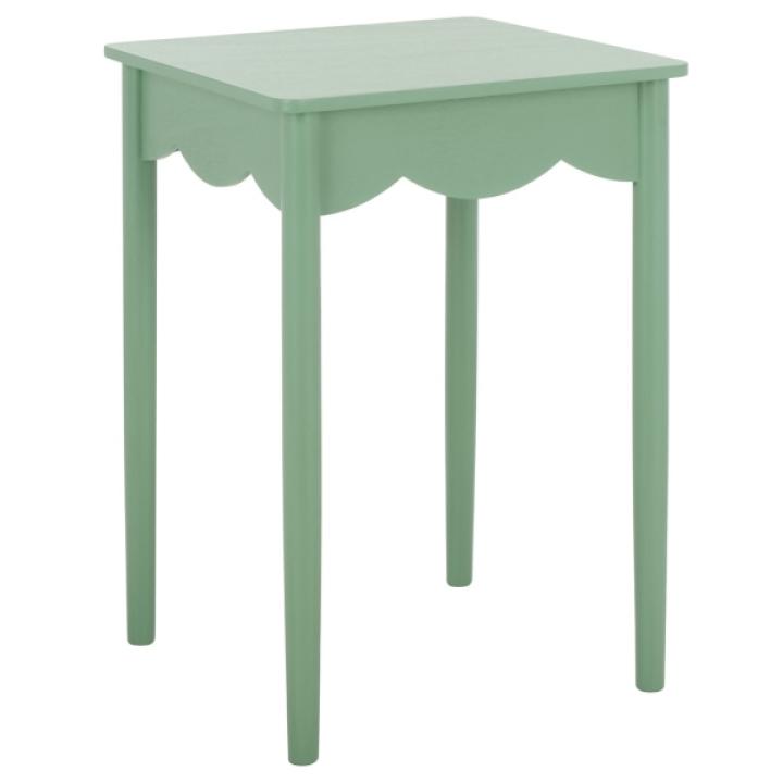 Green Scalloped Cottage Kalina Accent Table
