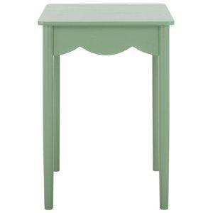 Green Scalloped Cottage Kalina Accent Table