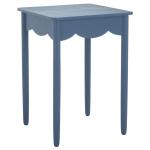 Blue Scalloped Cottage Kalina Accent Table