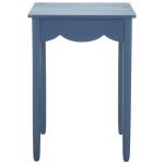 Blue Scalloped Cottage Kalina Accent Table