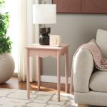 Pink Scalloped Cottage Kalina Accent Table