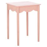 Pink Scalloped Cottage Kalina Accent Table