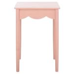 Pink Scalloped Cottage Kalina Accent Table