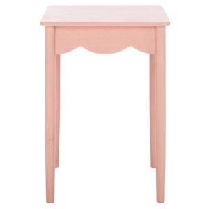 Pink Scalloped Cottage Kalina Accent Table