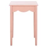 Pink Scalloped Cottage Kalina Accent Table