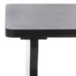 Black Wavy Cottage Johanna Accent Table