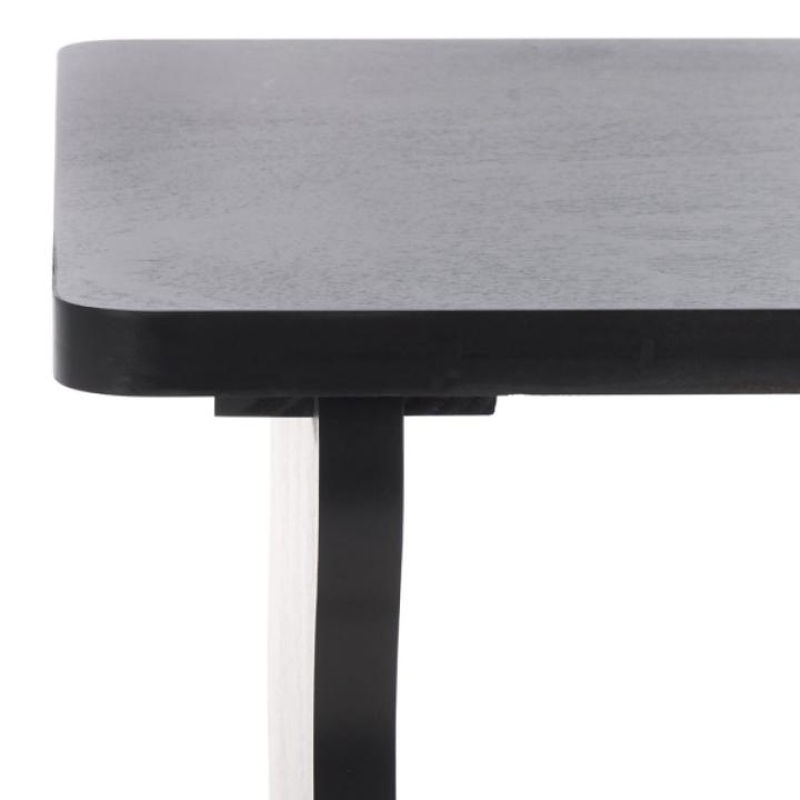 Black Wavy Cottage Johanna Accent Table