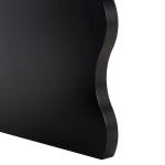 Black Wavy Cottage Johanna Accent Table