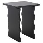 Black Wavy Cottage Johanna Accent Table