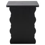 Black Wavy Cottage Johanna Accent Table