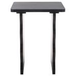 Black Wavy Cottage Johanna Accent Table
