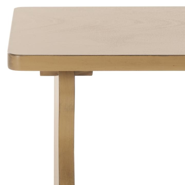 Brown Wavy Cottage Johanna Accent Table