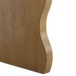 Brown Wavy Cottage Johanna Accent Table