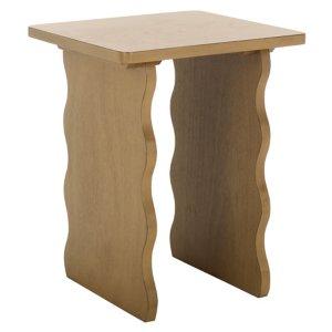 Brown Wavy Cottage Johanna Accent Table
