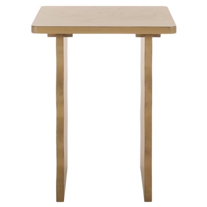 Brown Wavy Cottage Johanna Accent Table
