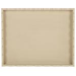 Sand Scalloped Edge Cottage Lilly Accent Table