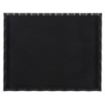 Black Scalloped Edge Cottage Lilly Accent Table