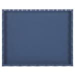 Blue Scalloped Edge Cottage Lilly Accent Table