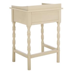 Sand Single Drawer Cottage Lucinda Accent Table