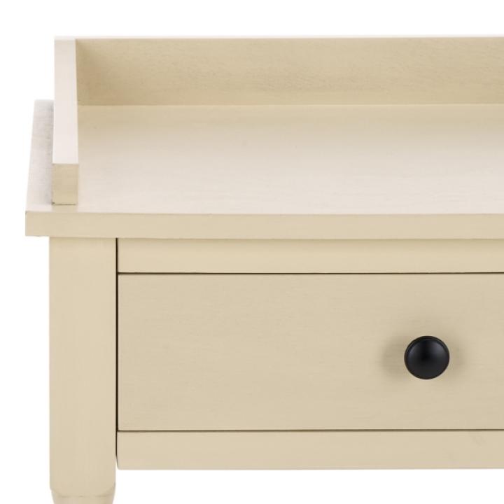Sand Single Drawer Cottage Lucinda Accent Table