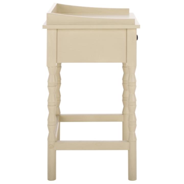 Sand Single Drawer Cottage Lucinda Accent Table
