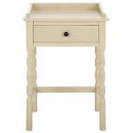 Sand Single Drawer Cottage Lucinda Accent Table