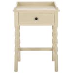 Sand Single Drawer Cottage Lucinda Accent Table