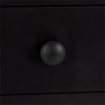 Black Single Drawer Cottage Lucinda Accent Table