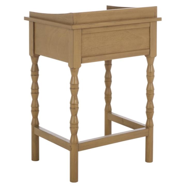 Brown Single Drawer Cottage Lucinda Accent Table